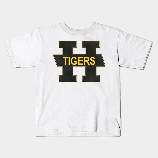 Defunct Hamilton Tigers Hockey Team Kids T-Shirt by Defunctland